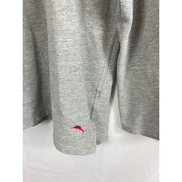 Tommy Bahama Swordfish Logo Mens Sweater Grey Size Medium - Picture 2 of 6